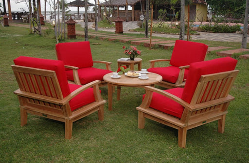 Anderson Teak Brianna 6-Piece Deep Seating Armchair Set - Set-43