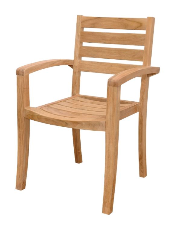 Anderson Teak Catalina Stackable Armchair (4Pc Per Order)  - CHS-033