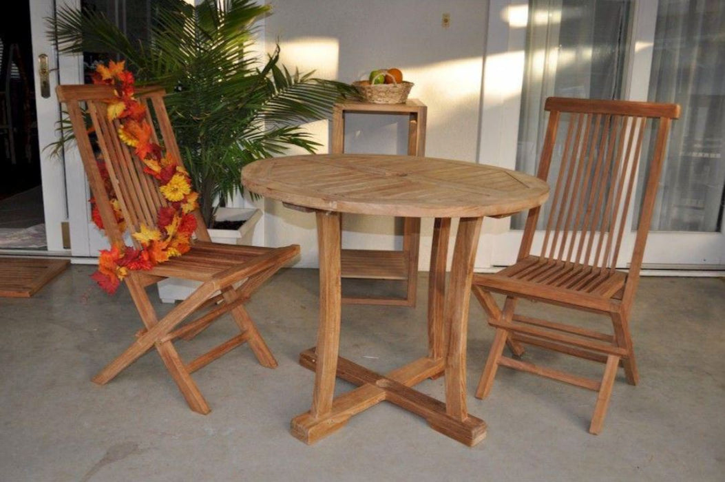 Anderson Teak Descanso Bristol 3-Piece Dining Set - Set-208