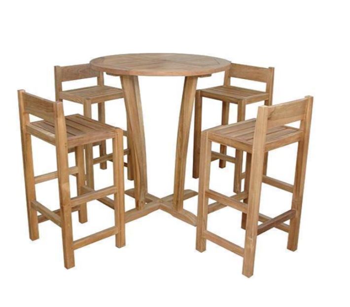 Anderson Teak Descanso Sedona 5-Piece Bar Table - Set-290