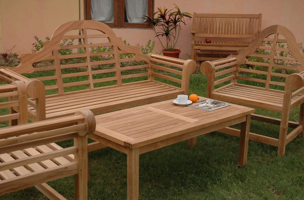 Anderson Teak Marlborough 3-Seater 4-Piece Conversation Set - Set-45