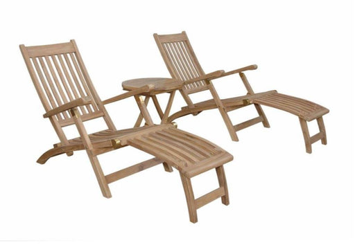 Anderson Teak Tropicana Montage 3-Piece Steamer Set - Set-275