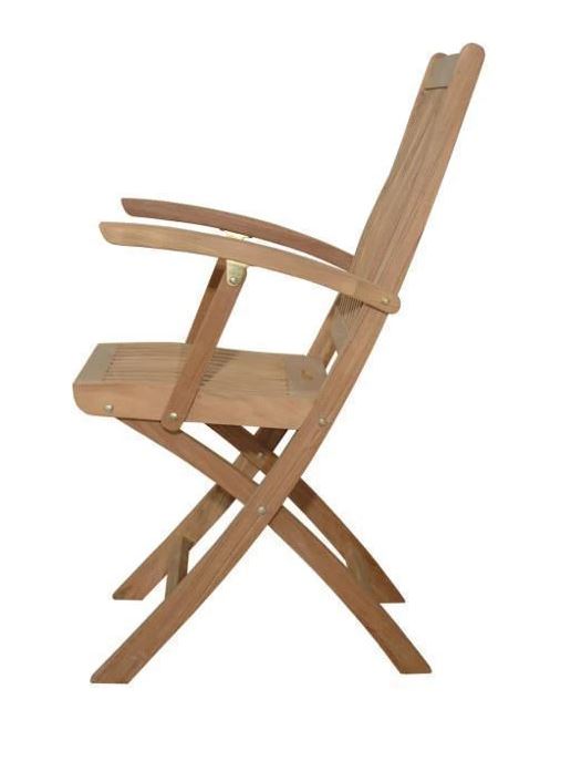 Anderson Teak Tropico Folding Armchair (Sold as a Pair) - CHF-105