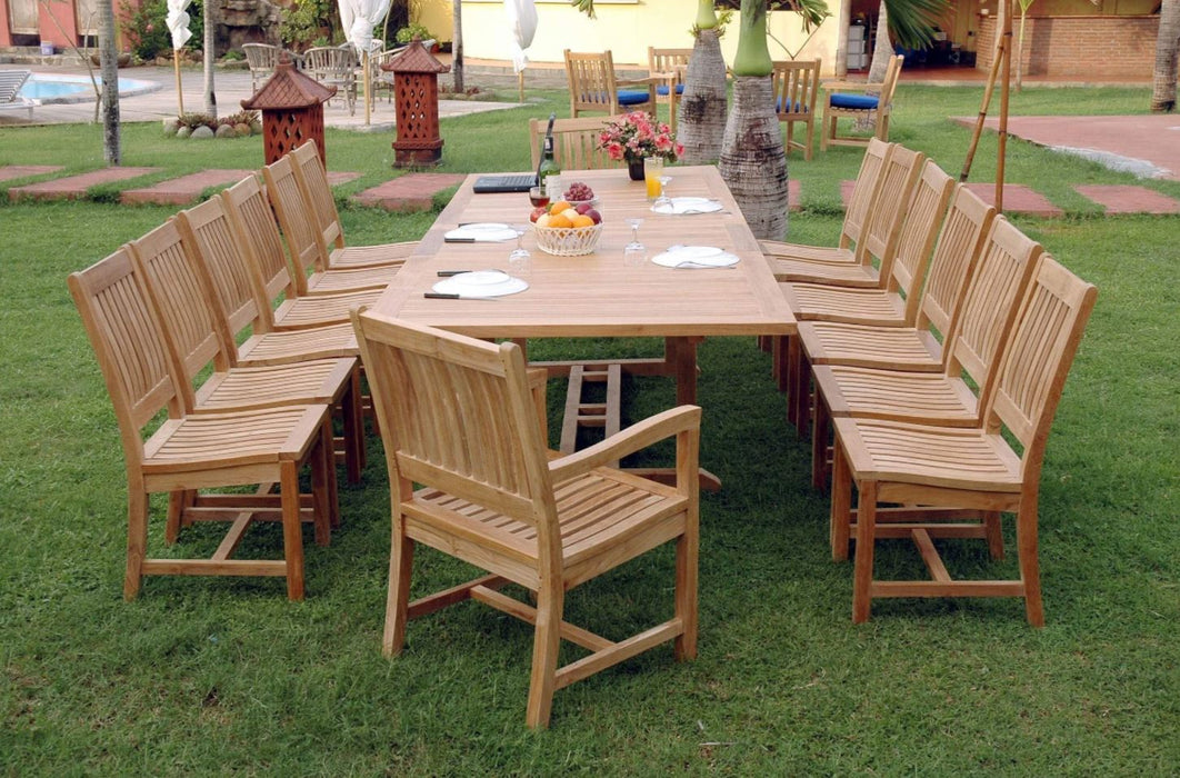 Anderson Teak Valencia Rialto 15-Piece Dining Set - Set-33