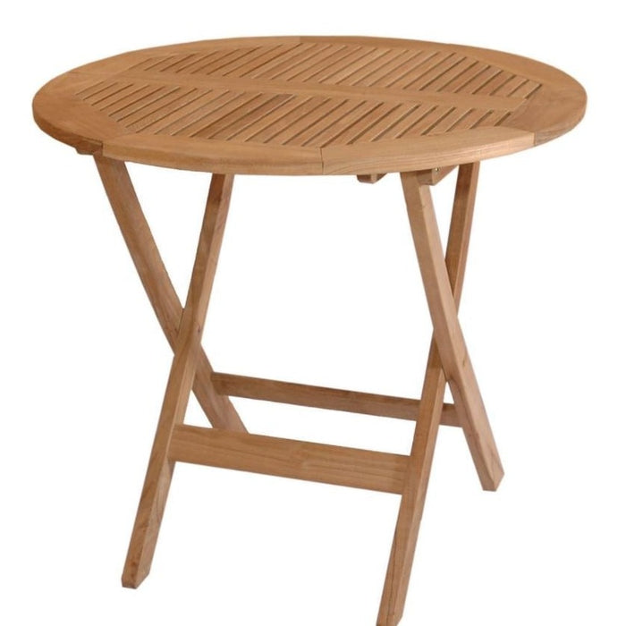 Anderson Teak Windsor 31" Round Picnic Folding Table - TBF-031R