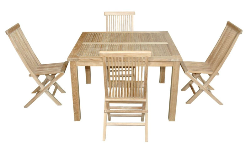 Anderson Teak Windsor Classic 5-Piece Folding Dining Chair - Set-62
