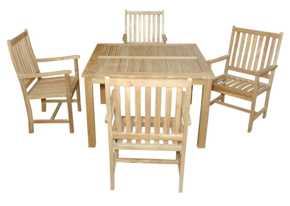 Anderson Teak Windsor Wilshire 5-Piece Dining Set - Set-61