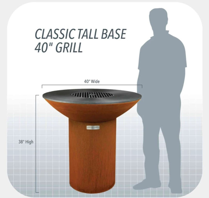 Arteflame Classic 40" Grill- Tall Base AFCLHRBSET