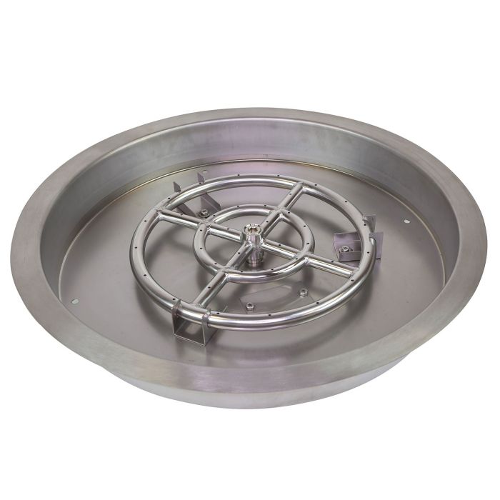 Athena Fireglass 31" RD Drop-In Burner Pan - DIP-RD-31