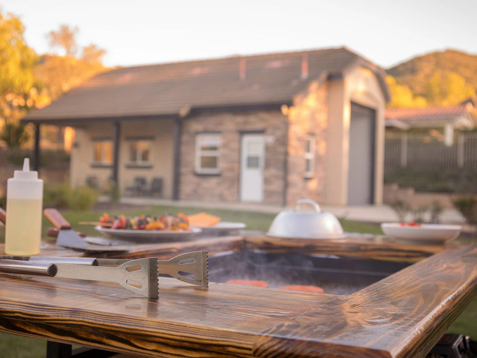 Backyard Hibachi Grill Torched Cypress