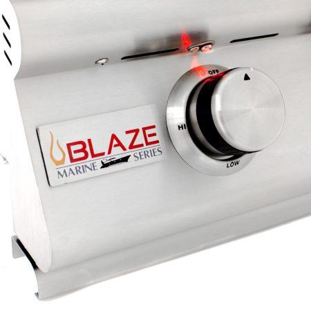 Blaze 32" LTE Marine-Grade 4-Burner Built-In Propane Gas Grill With Rear Infrared Burner & Grill Lights - BLZ-4LTE2MG-LP