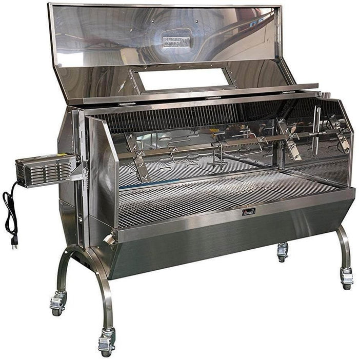 Charotis Charcoal Spit Roaster/Smoker 50W 52" SSH1-DX