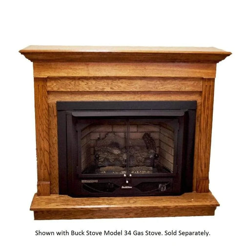 Buck Stove Contemporary Mantel Accessory for Model 34, Model 329, Model 384 Gas Stove - PA KDM34329HD