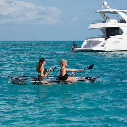 Crystal Kayak, Crystal Explorer Kayak Pair (2), Two-Person, with Deluxe Fiberglass Paddles Option