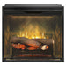 Dimplex Revillusion 24-Inch Built-In Electric Fireplace Insert Firebox Herringbone Brick