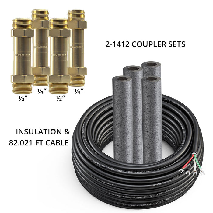 DIY 4th Generation DIYCOUPLER-14 + DIYCOUPLER-12 + 75ft MC-5 Cable