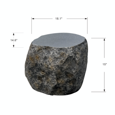 Elementi Boulder Cast Concrete Seat