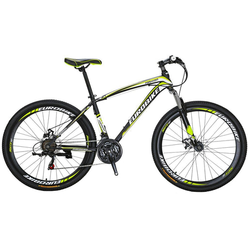 Elite Mountain Bike Front Suspension Shimano 21 Speed Mens Bikes MTB 27.5"