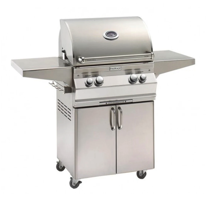 Fire Magic Aurora A430s 24-Inch Natural Gas Freestanding Grill w/ Analog Thermometer - A430S-7EAN-61 - Fire Magic Grills