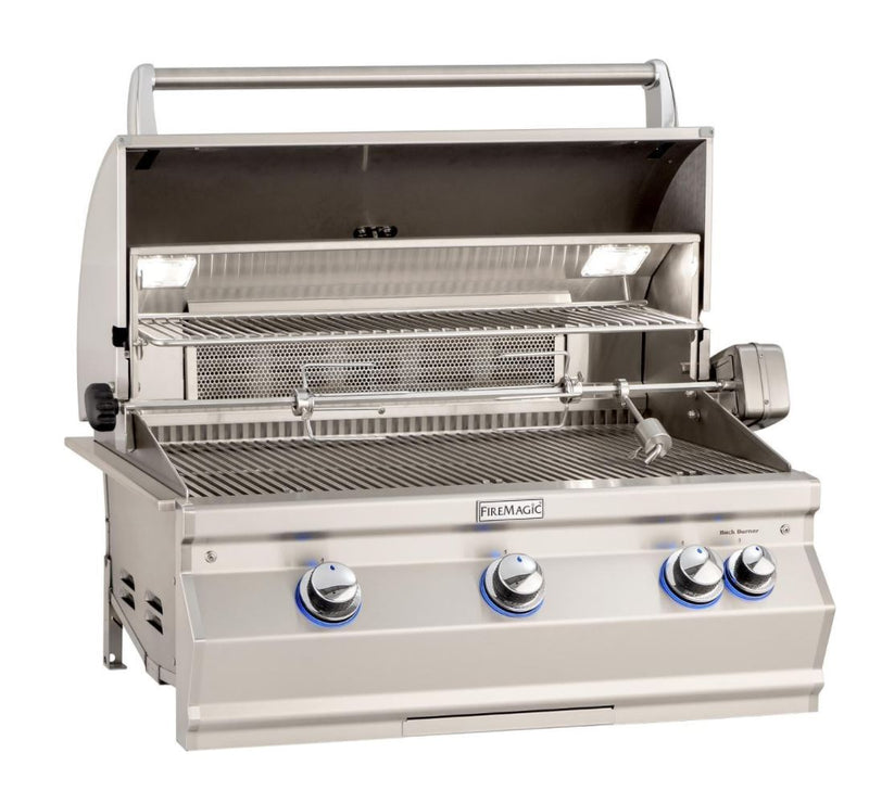 Fire Magic Aurora A540I 30-Inch Built-In Propane Gas Grill With Rotisserie And Analog Thermometer - A540I-8EAP - Fire Magic Grills