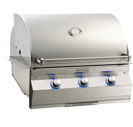 Fire Magic Aurora A660I 30-Inch Built-In Natural Gas Grill With One Infrared Burner And Analog Thermometer - A660I-7LAN - Fire Magic Grills