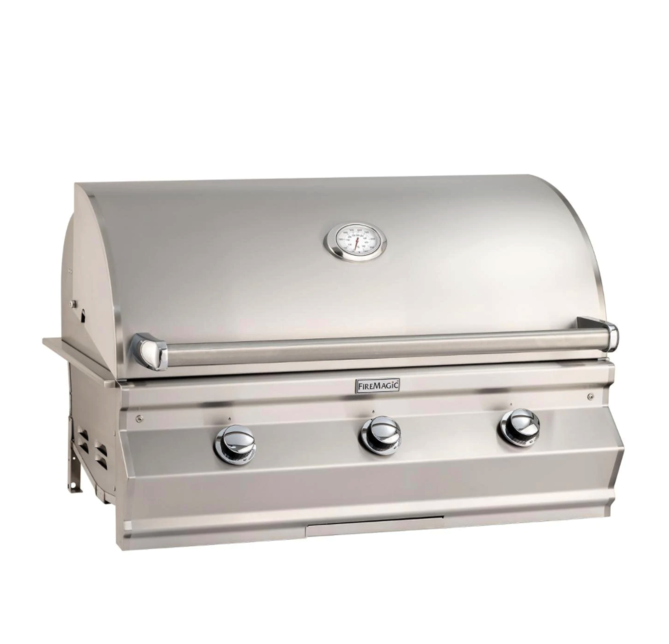 Fire Magic Choice C650I 36-Inch Built-In Natural Gas Grill With Analog Thermometer - C650I-RT1N - Fire Magic Grills