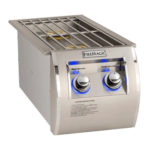 Fire Magic Echelon Diamond Built-In Propane Gas Double Side Burner - 32815P