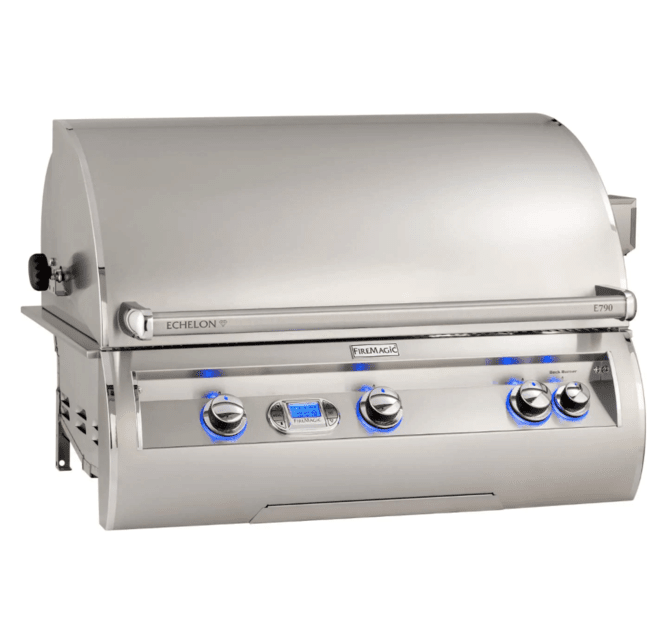 Fire Magic Echelon Diamond E790I 36-Inch Built-In Propane Gas Grill With Rotisserie And Digital Thermometer - E790I-8E1P - Fire Magic Grills
