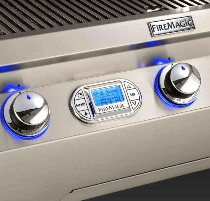 Fire Magic Echelon Diamond E790I 36-Inch Built-In Propane Gas Grill With Rotisserie And Digital Thermometer - E790I-8E1P - Fire Magic Grills