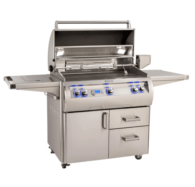 Fire Magic Echelon Diamond E790S 36-Inch Propane Gas Grill W/ Side Burner, Rotisserie, & Digital Thermometer - E790S-8E1P-62 - Fire Magic Grills