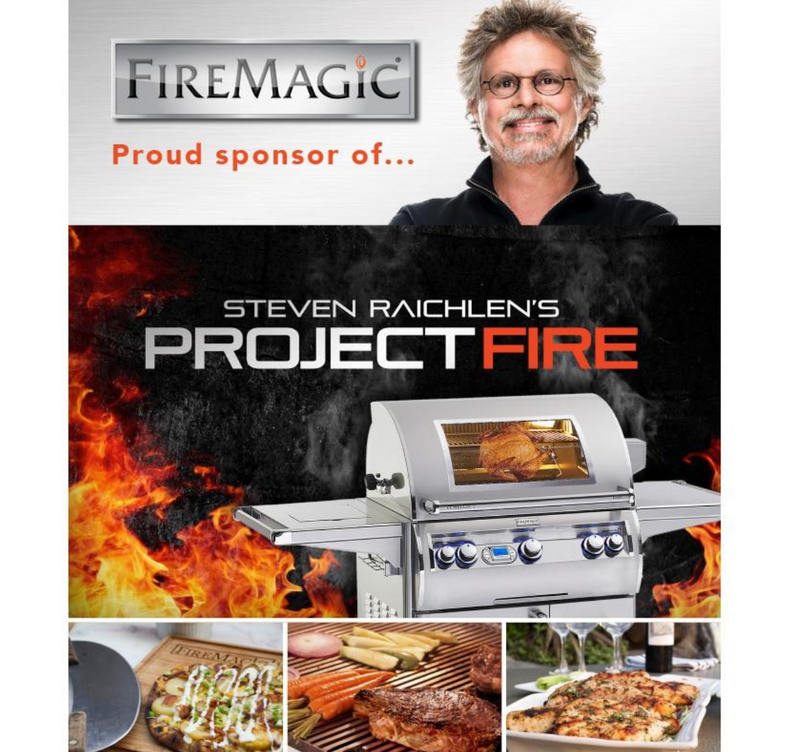 Fire Magic Legacy Regal I Propane Gas Countertop Grill With Rotisserie - 34-S2S1P-A - Fire Magic Grills