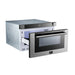 Forno 5-Piece Appliance Package - 36-Inch Electric Range, Wall Mount Range Hood, French Door Refrigerator, Dishwasher, and Microwave Drawer in Stainless Steel