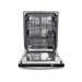 Forno 5-Piece Pro Appliance Package - 48-Inch Gas Range, Refrigerator with Water Dispenser, Wall Mount Hood, Microwave Oven, & 3-Rack Dishwasher in Stainless Steel