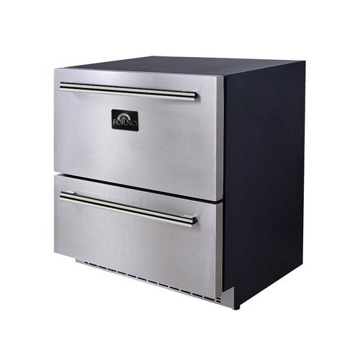 FORNO  30” Cologne Stainless Steel Drawer Freeze 3.64 cu ft With Ice Maker - FDRBI1876-30s - PrimeFair