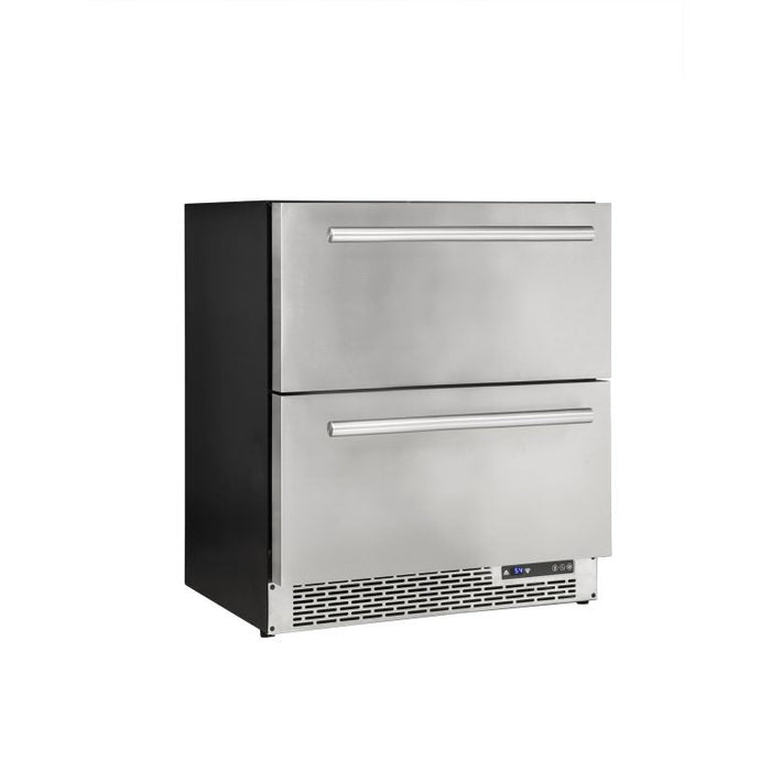 FORNO  30” Cologne Stainless Steel Drawer Freeze 3.64 cu ft With Ice Maker - FDRBI1876-30s - PrimeFair