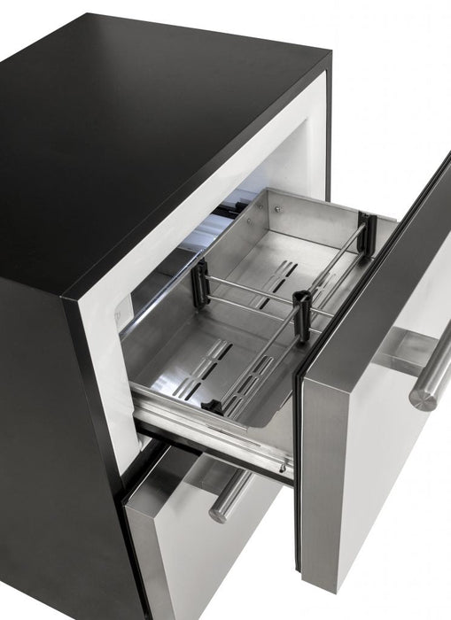 FORNO  30” Cologne Stainless Steel Drawer Freeze 3.64 cu ft With Ice Maker - FDRBI1876-30s - PrimeFair