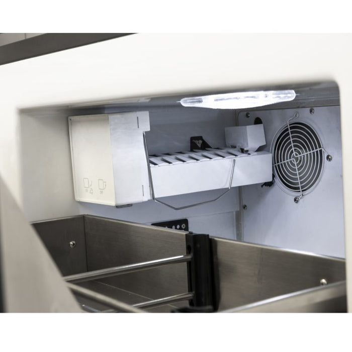 FORNO  30” Cologne Stainless Steel Drawer Freeze 3.64 cu ft With Ice Maker - FDRBI1876-30s - PrimeFair