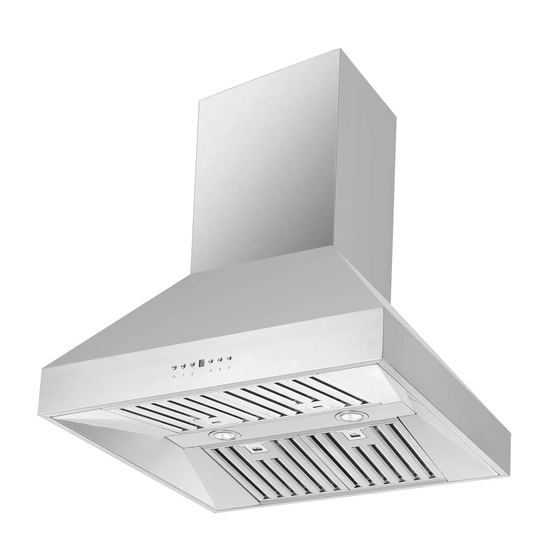 Forno 30-Inch 600 CFM Island Range Hood in Stainless Steel 