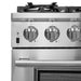 Forno 2-Piece Appliance Package - 36-Inch Gas Range & 60-Inch Pro-Style Refrigerator in Stainless Steel