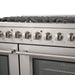 Forno 2-Piece Appliance Package - 48-Inch Gas Range & 60-Inch Pro-Style Refrigerator in Stainless Steel