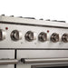 Forno 2-Piece Appliance Package - 48-Inch Gas Range & 60-Inch Pro-Style Refrigerator in Stainless Steel