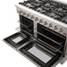 Forno 2-Piece Appliance Package - 48-Inch Gas Range & 60-Inch Pro-Style Refrigerator in Stainless Steel