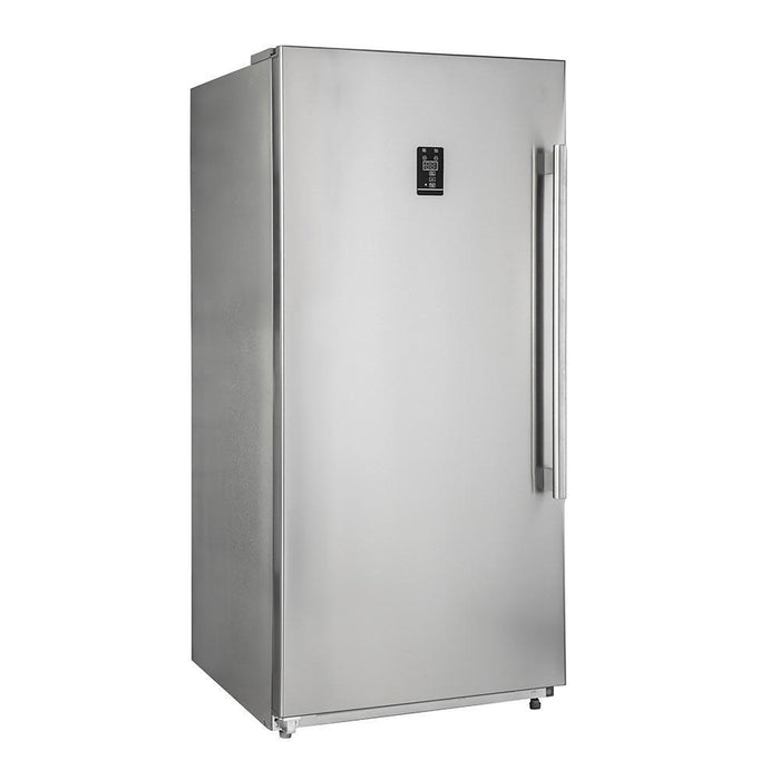 Forno 3-Piece Appliance Package - 30-Inch Gas Range, 56-Inch Pro-Style Refrigerator & Wall Mount Hood in Stainless Steel
