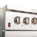 Forno 2-Piece Appliance Package - 48-Inch Dual Fuel Range & Wall Mount Hood in Stainless Steel