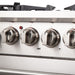 Forno 2-Piece Pro Appliance Package - 30-Inch Dual Fuel Range & Wall Mount Hood in Stainless Steel
