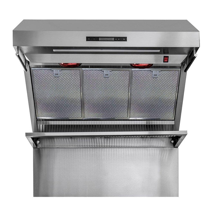 Forno Appliance Package - 36 Inch Dual Fuel Range, Range Hood, 60 Inch Refrigerator, FRHWM-FFSGS6156-36