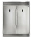 Forno 2-Piece Appliance Package - 48-Inch Dual Fuel Range & 60-Inch Pro-Style Refrigerator in Stainless Steel