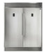 Forno 2-Piece Appliance Package - 36-Inch Gas Range & 60-Inch Pro-Style Refrigerator in Stainless Steel