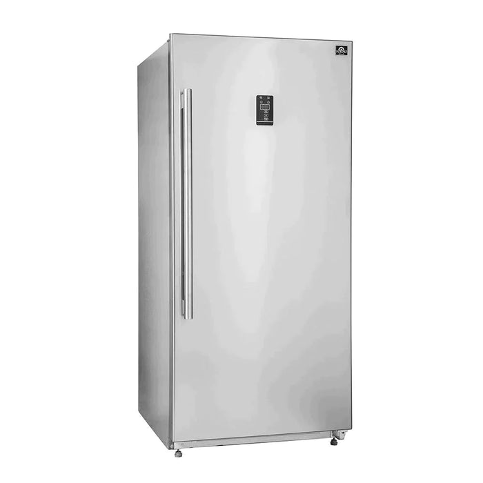 Forno 2-Piece Appliance Package - 48-Inch Gas Range & 60-Inch Pro-Style Refrigerator in Stainless Steel