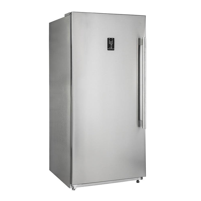 Forno 3-Piece Appliance Package - 30-Inch Gas Range, 56-Inch Pro-Style Refrigerator & Wall Mount Hood with Backsplash in Stainless Steel